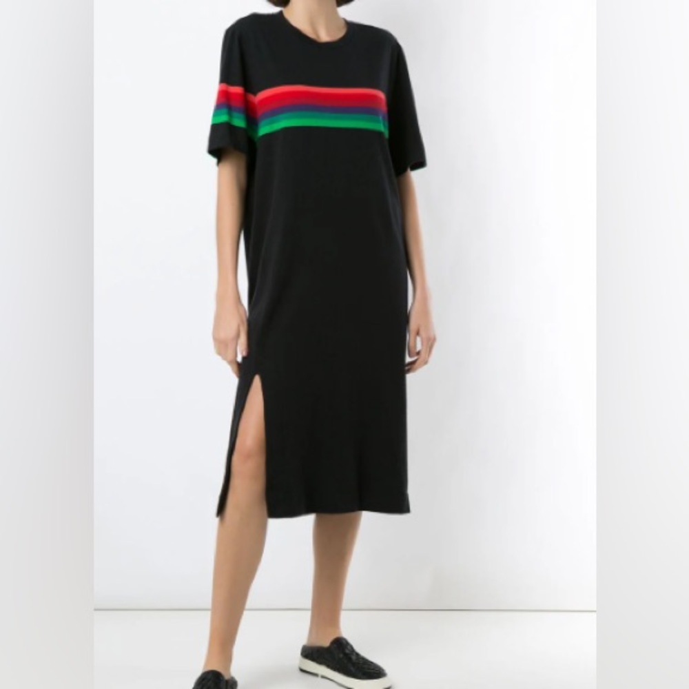 Osklen color stripes midi dress!